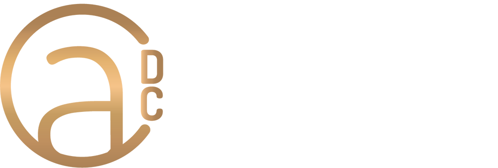 Ateeth Dental Care Logo in Gold with White Text.