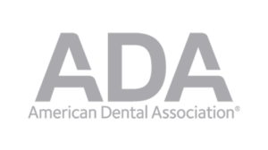 Logo of the American Dental Association (ADA), representing dental professionals and practices across the United States.