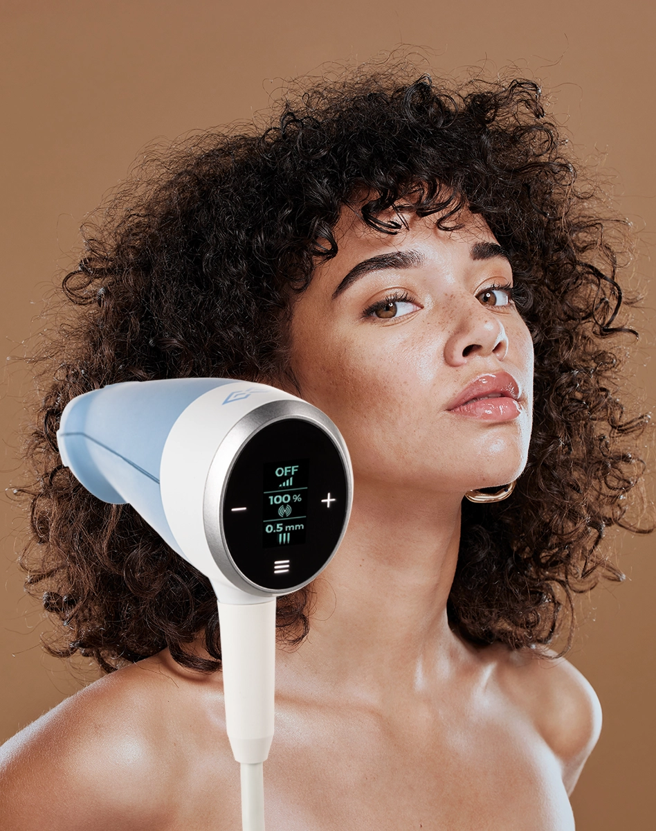 Exion Fractional Device for woman with skin texture